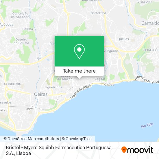 Bristol - Myers Squibb Farmacêutica Portuguesa, S.A. map