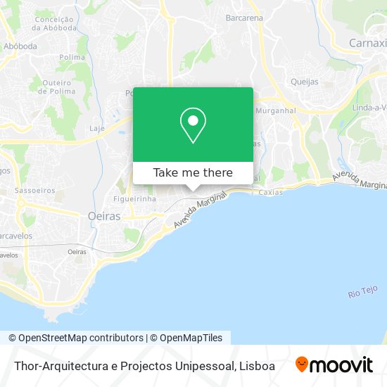 Thor-Arquitectura e Projectos Unipessoal mapa
