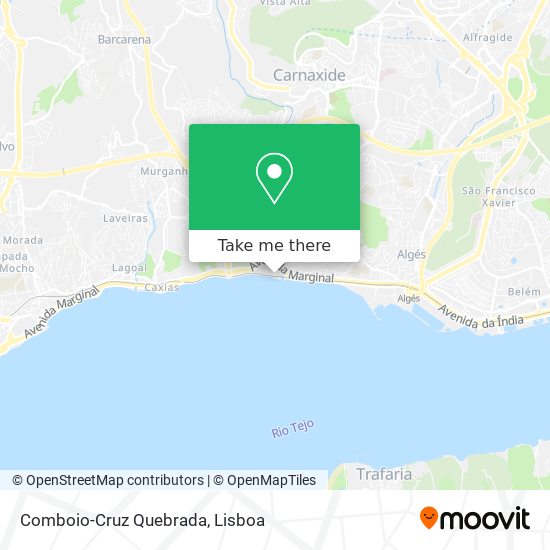 Comboio-Cruz Quebrada map