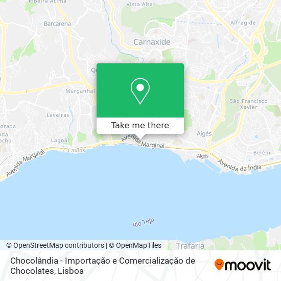 Chocolândia - Importação e Comercialização de Chocolates map