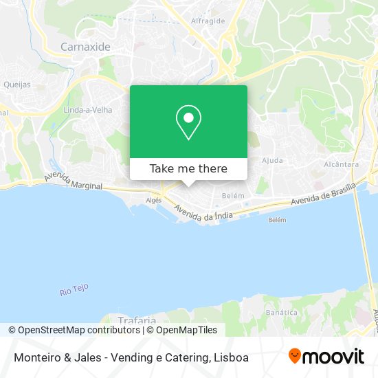 Monteiro & Jales - Vending e Catering mapa