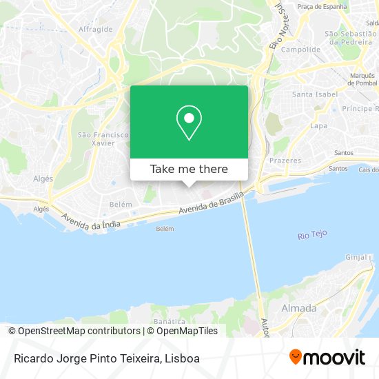 Ricardo Jorge Pinto Teixeira mapa
