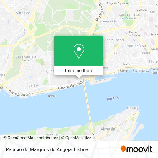 Palácio do Marquês de Angeja map