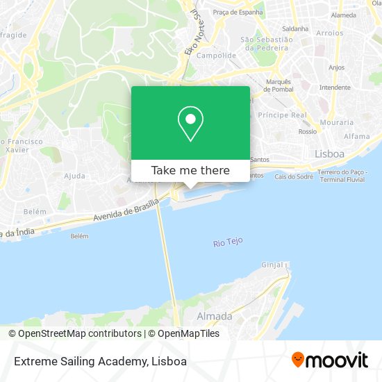 Extreme Sailing Academy map