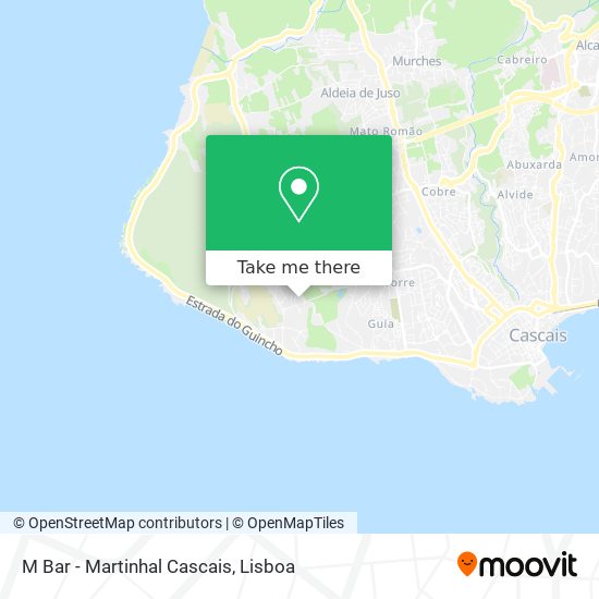M Bar - Martinhal Cascais map