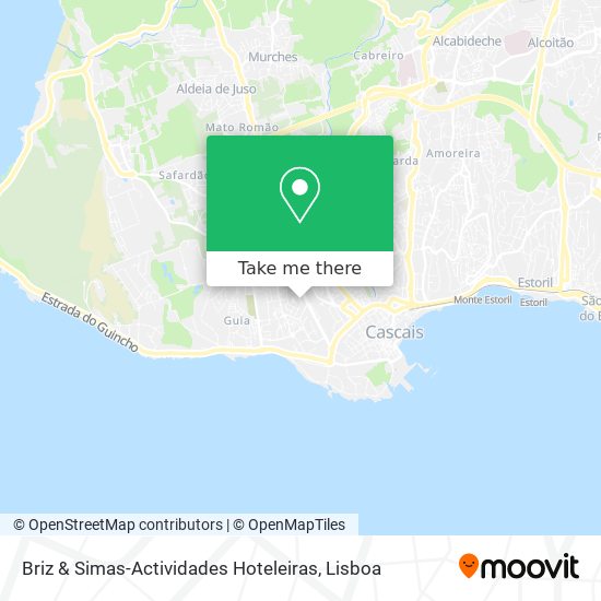 Briz & Simas-Actividades Hoteleiras mapa