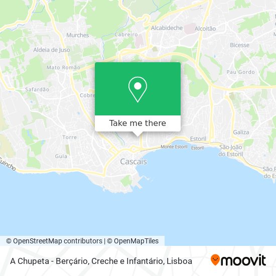 A Chupeta - Berçário, Creche e Infantário map