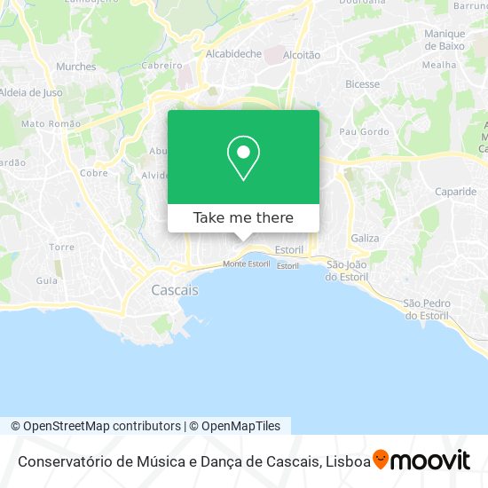 Conservatório de Música e Dança de Cascais map