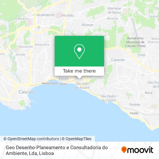 Geo Desenho-Planeamento e Consultadoria do Ambiente, Lda mapa