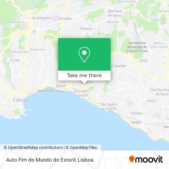 Auto Fim do Mundo do Estoril map