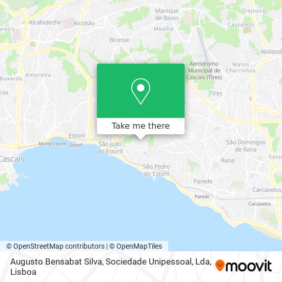 Augusto Bensabat Silva, Sociedade Unipessoal, Lda map