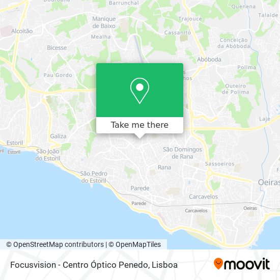 Focusvision - Centro Óptico Penedo map