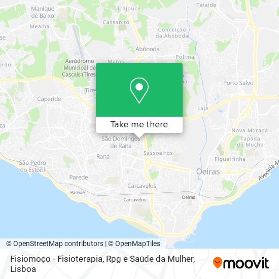Fisiomoço - Fisioterapia, Rpg e Saúde da Mulher mapa