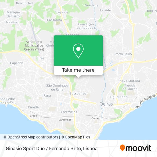 Ginasio Sport Duo / Fernando Brito mapa