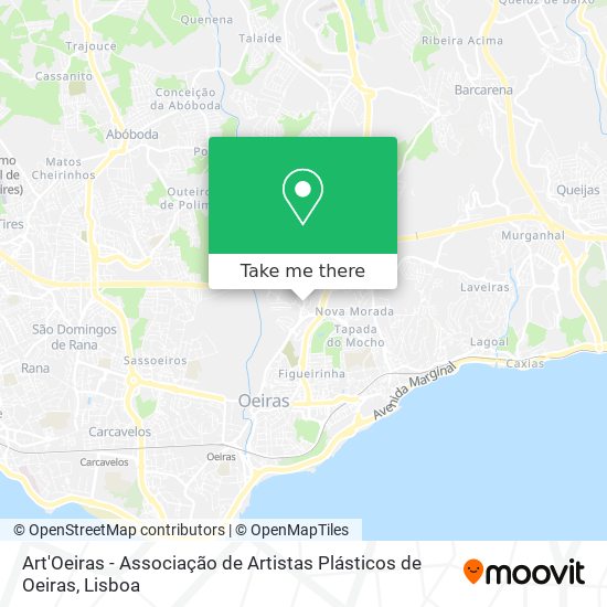 Art'Oeiras - Associação de Artistas Plásticos de Oeiras map