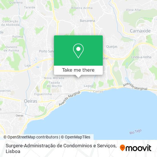 Surgere-Administração de Condomínios e Serviços map
