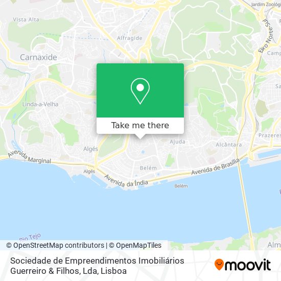 Sociedade de Empreendimentos Imobiliários Guerreiro & Filhos, Lda map