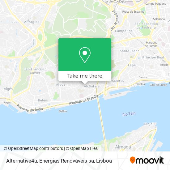 Alternative4u, Energias Renováveis sa map