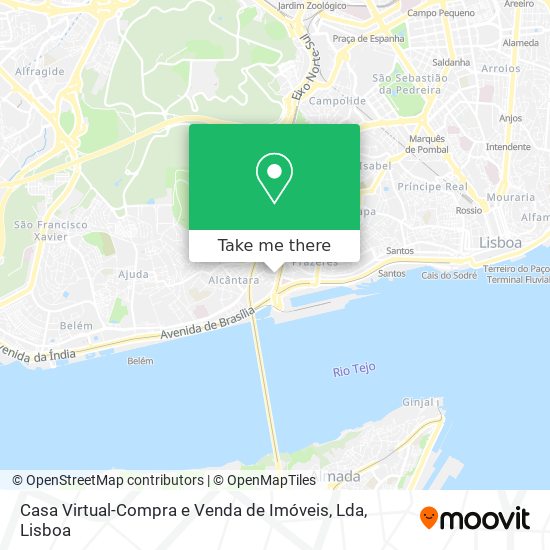Casa Virtual-Compra e Venda de Imóveis, Lda mapa
