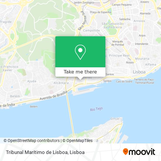 Tribunal Marítimo de Lisboa map