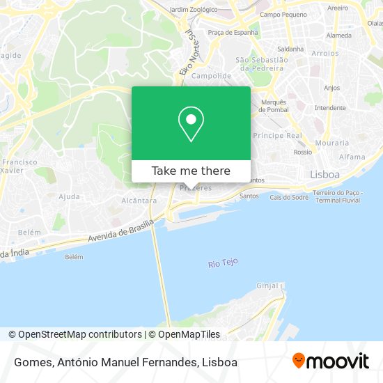 Gomes, António Manuel Fernandes mapa