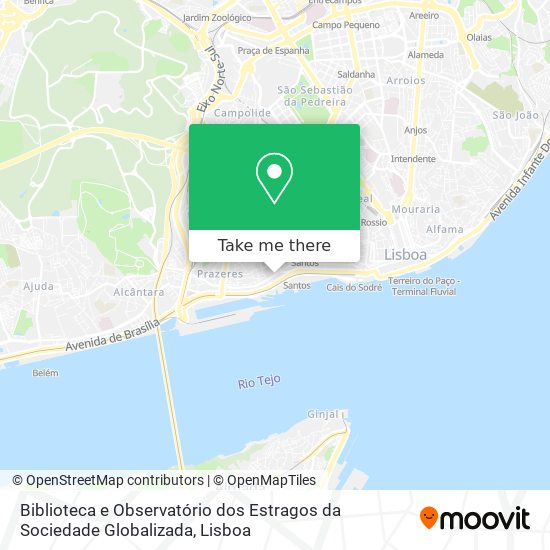 Biblioteca e Observatório dos Estragos da Sociedade Globalizada map