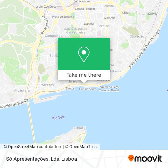 Só Apresentações, Lda mapa
