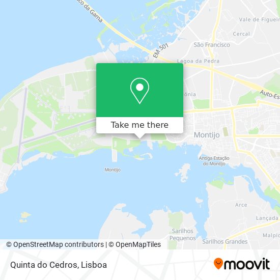 Quinta do Cedros mapa