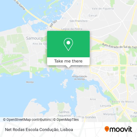 Net Rodas Escola Condução map