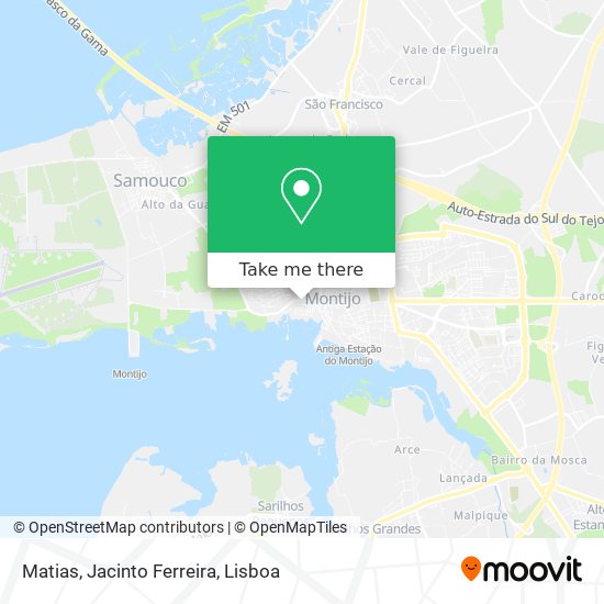 Matias, Jacinto Ferreira mapa