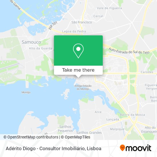 Adérito Diogo - Consultor Imobiliário map