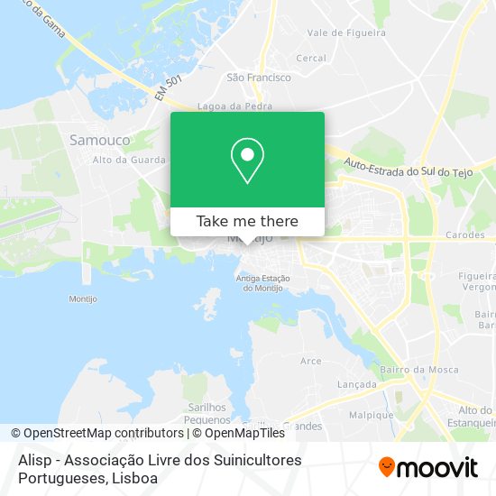 Alisp - Associação Livre dos Suinicultores Portugueses map