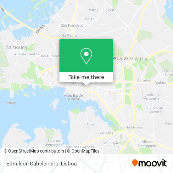 Edmilson Cabeleireiro mapa
