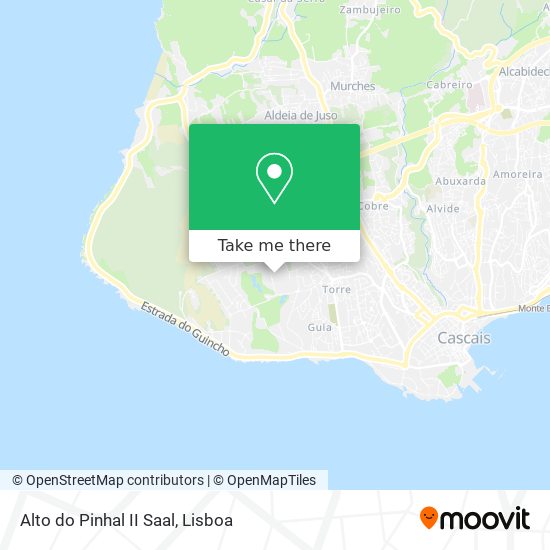 Alto do Pinhal II Saal mapa