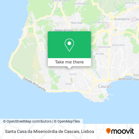 Santa Casa da Misericórdia de Cascais mapa