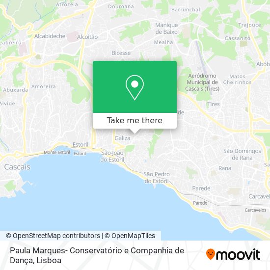 Paula Marques- Conservatório e Companhia de Dança map
