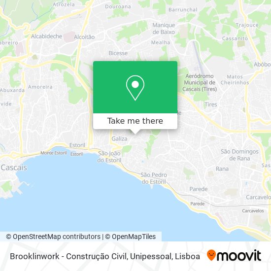 Brooklinwork - Construção Civil, Unipessoal map
