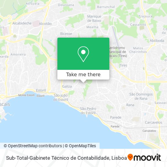 Sub-Total-Gabinete Técnico de Contabilidade mapa