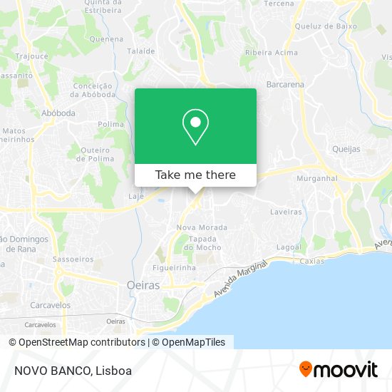 NOVO BANCO mapa