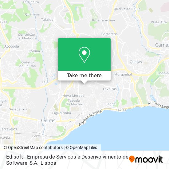 Edisoft - Empresa de Serviços e Desenvolvimento de Software, S.A. map