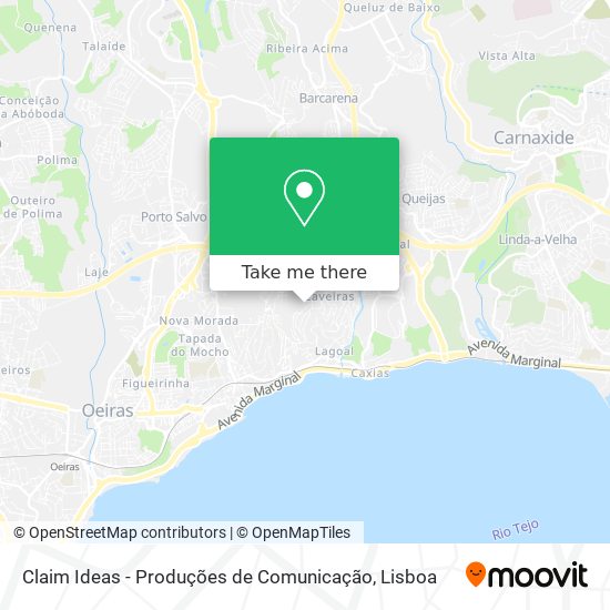 Claim Ideas - Produções de Comunicação map