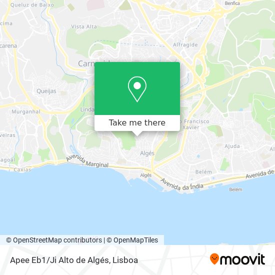 Apee Eb1/Ji Alto de Algés map
