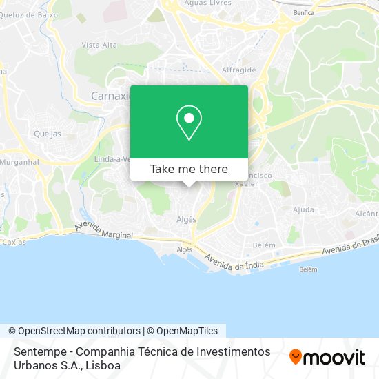 Sentempe - Companhia Técnica de Investimentos Urbanos S.A. map