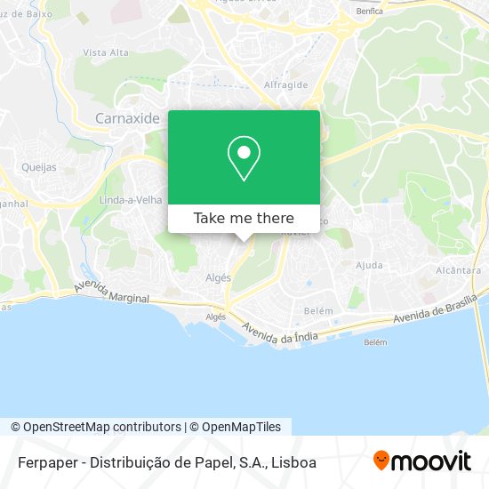 Ferpaper - Distribuição de Papel, S.A. map