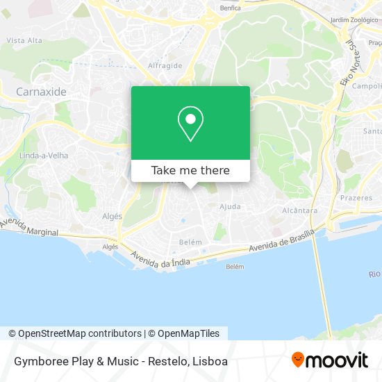 Gymboree Play & Music - Restelo map