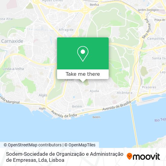 Sodem-Sociedade de Organização e Administração de Empresas, Lda map