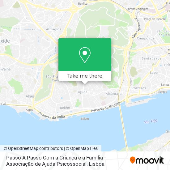 Passo A Passo Com a Criança e a Família - Associação de Ajuda Psicossocial map