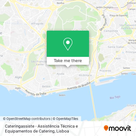 Cateringassiste - Assistência Técnica e Equipamentos de Catering map