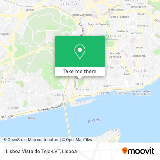 Lisboa Vista do Tejo-LVT map
