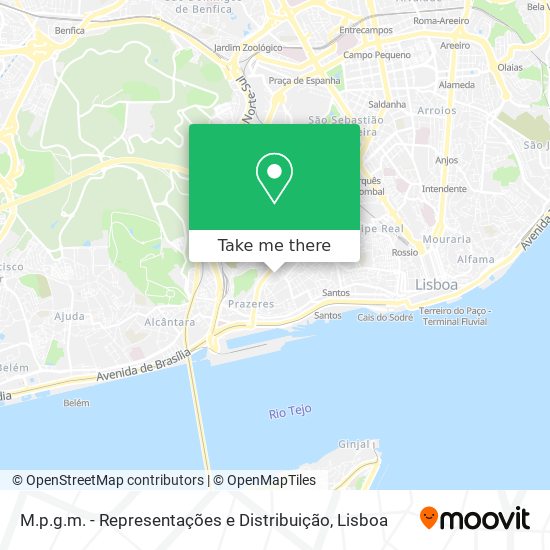 M.p.g.m. - Representações e Distribuição map